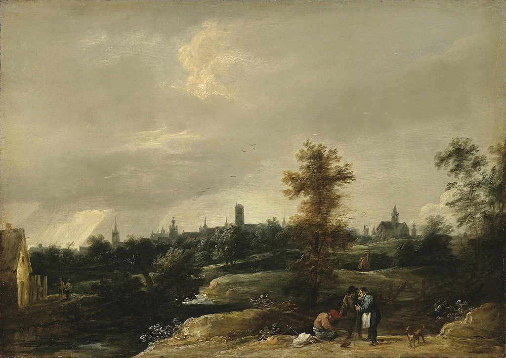 Vista dei dintorni di Bruxelles - Hermitage Museum